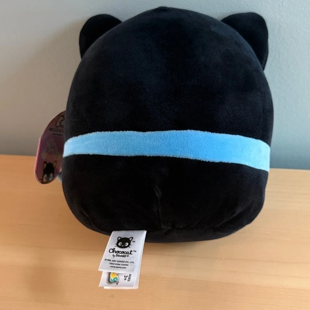 Squishmallows Black and Yellow Cat Plush